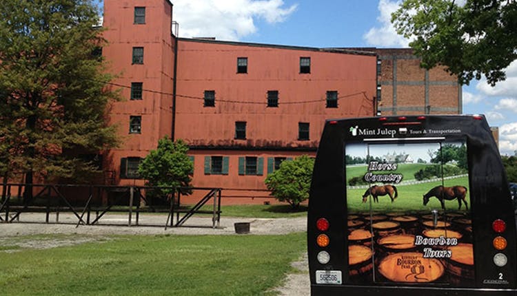 An exterior view of Buffalo Trace Distillery.