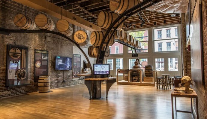 The interior of the Frazier History Museum.