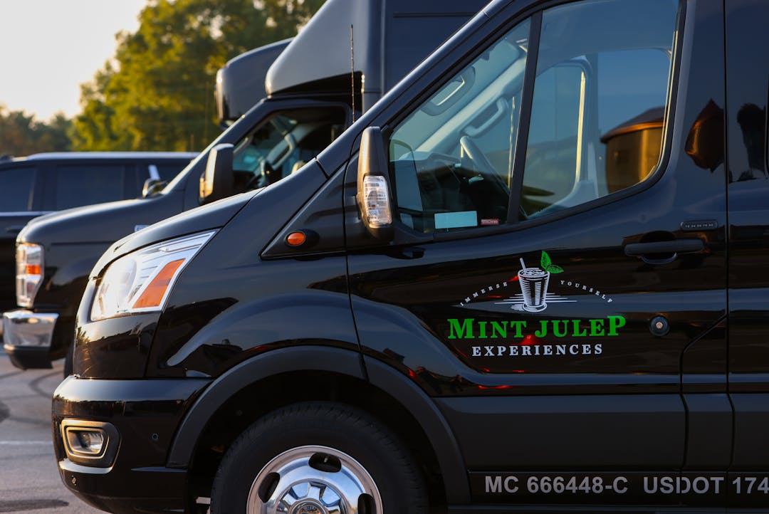 Mint Julep Experiences Luxury vehicles.