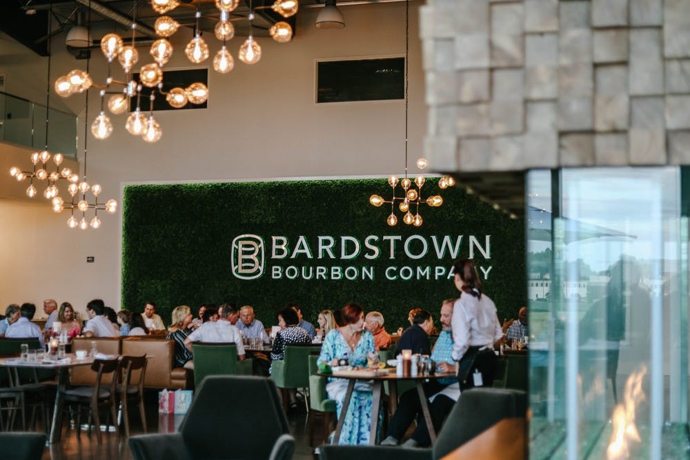 Diners enjoy a meal at the Bardstown Bourbon Company