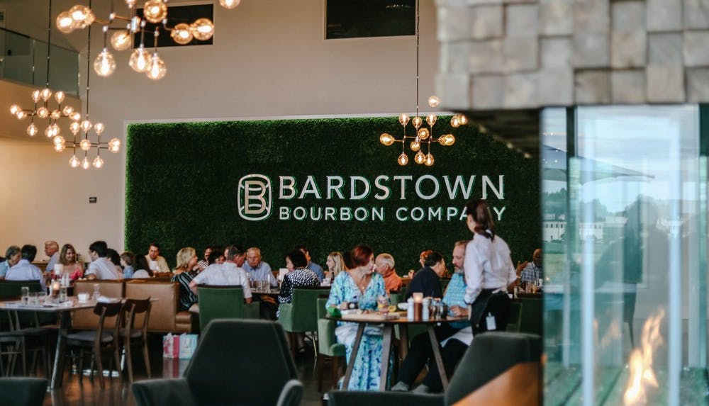 Diners enjoy a meal at the Bardstown Bourbon Company