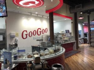The interior of the GooGoo Shop.
