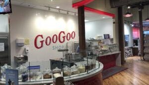 The interior of the GooGoo Shop.