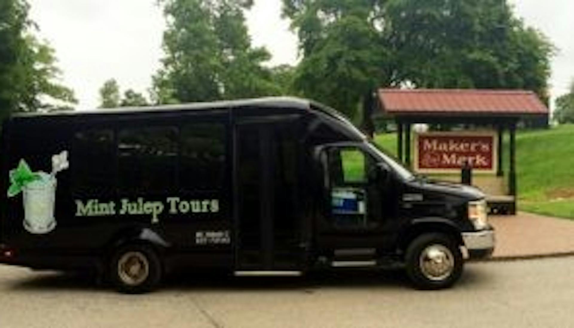 A Mint Julep Experiences vehicle.