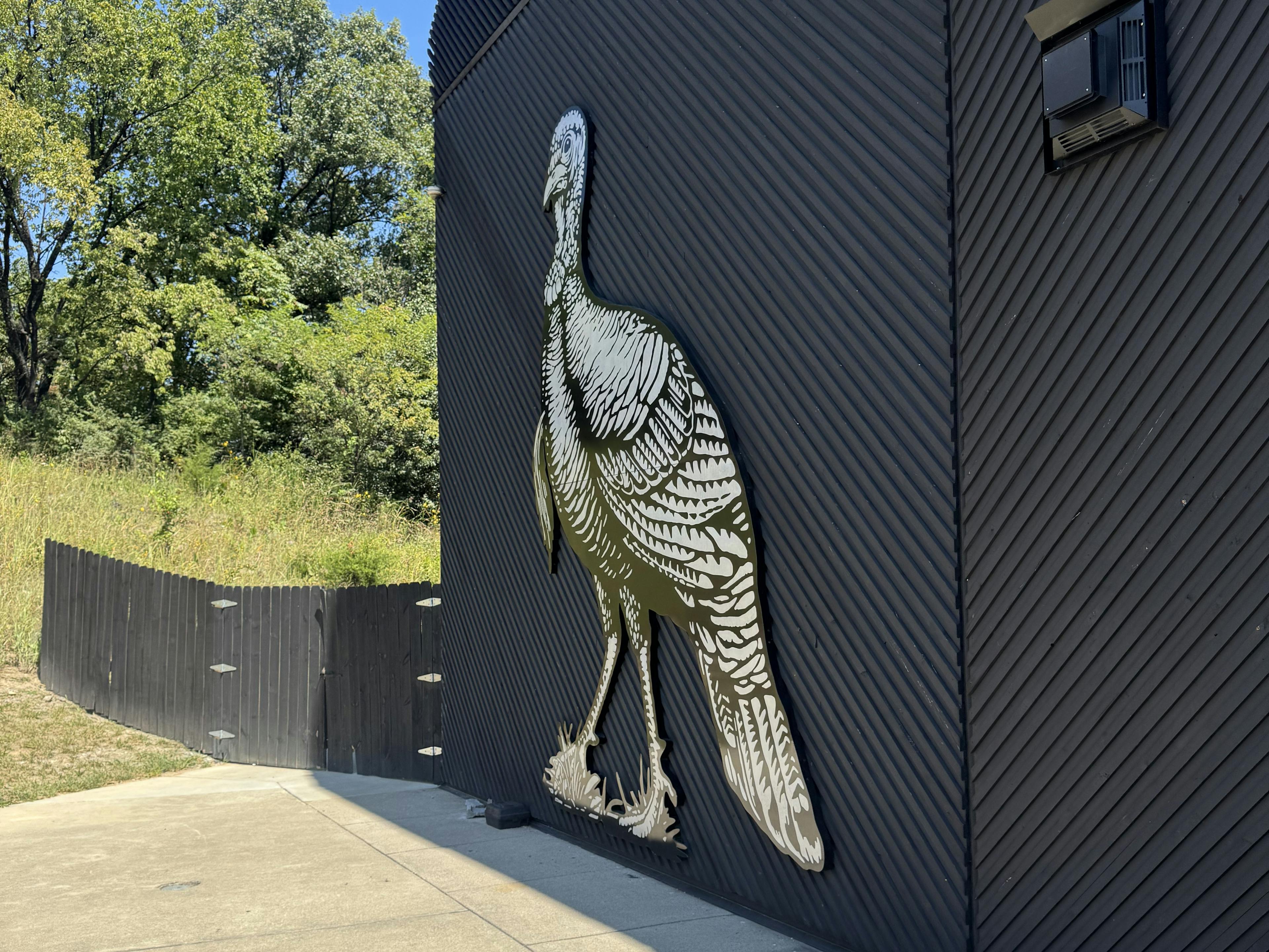A look at some of the unique branding that can only be seen on site at Wild Turkey