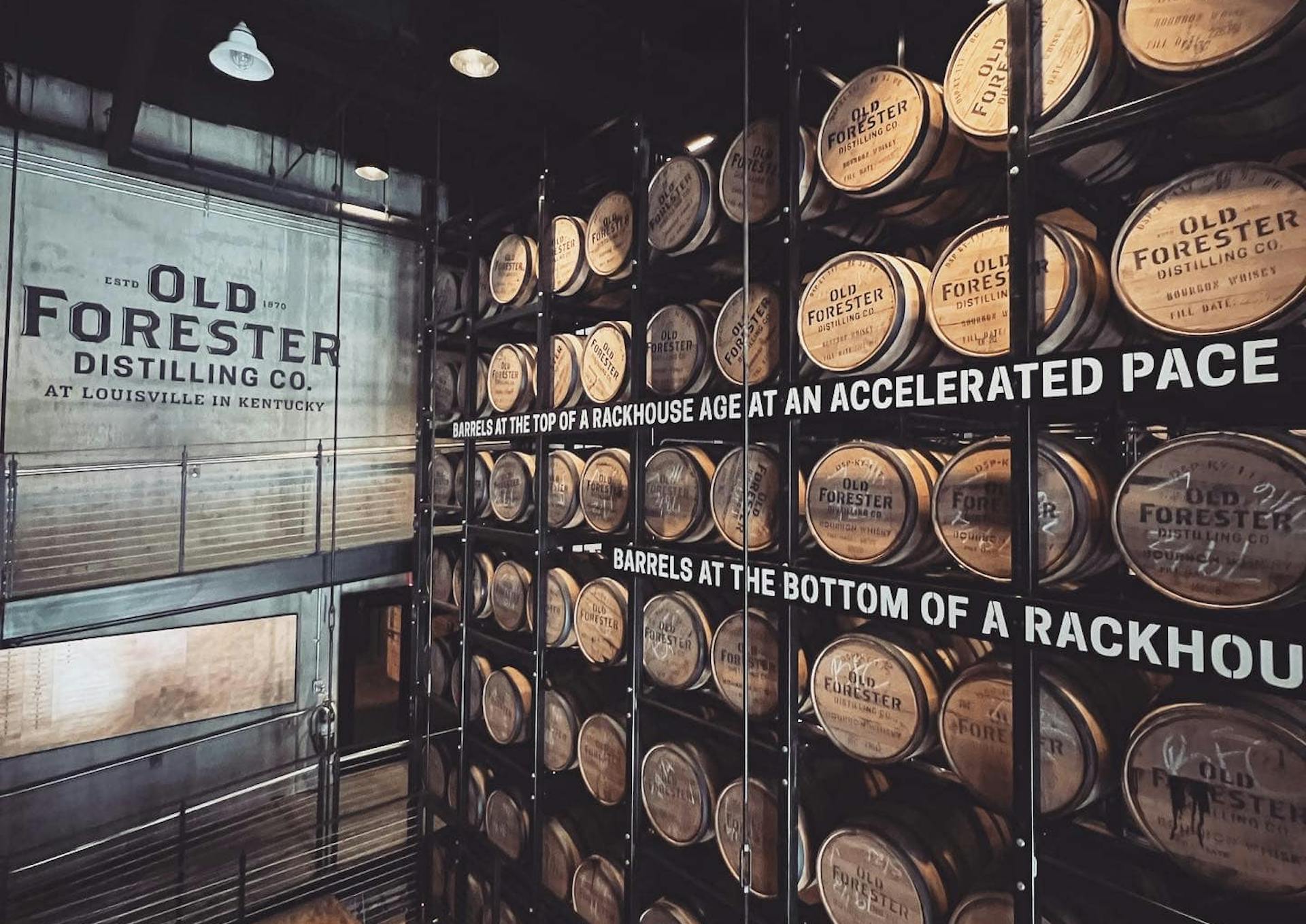 a look behind the scenes on an old forester distillery tour