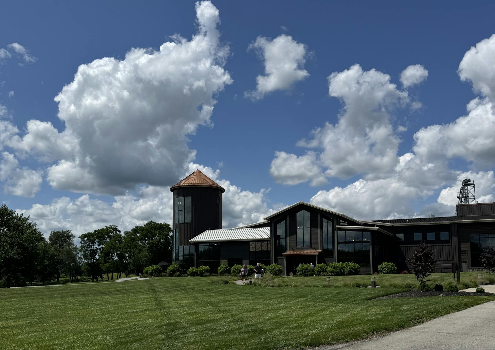 the exterior of lux row distillery