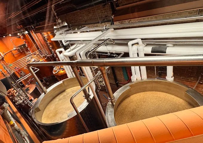 Evan Williams Bourbon Tour - Fermenting Mash