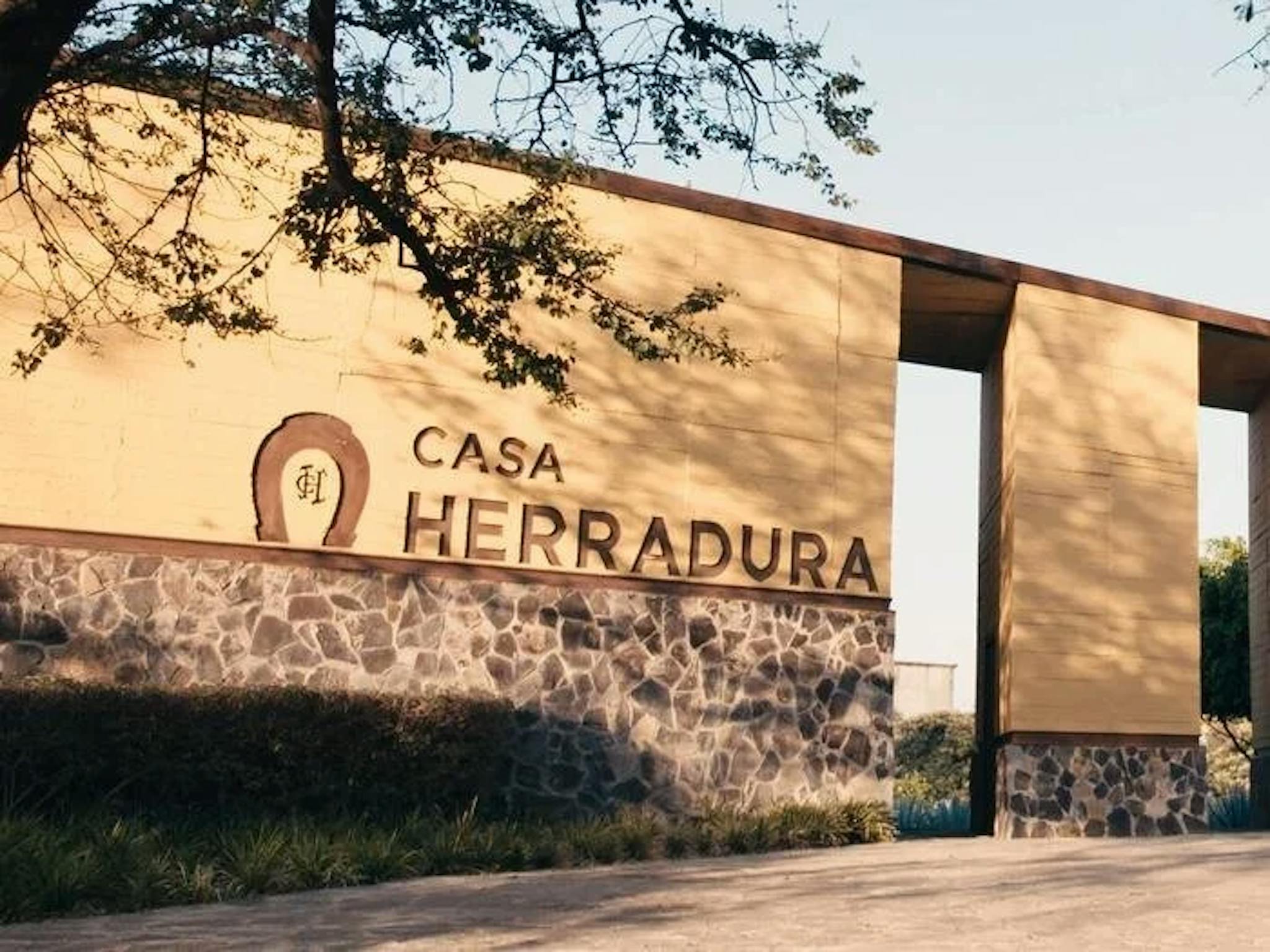 An elegant photo of the Casa Herradura distillery