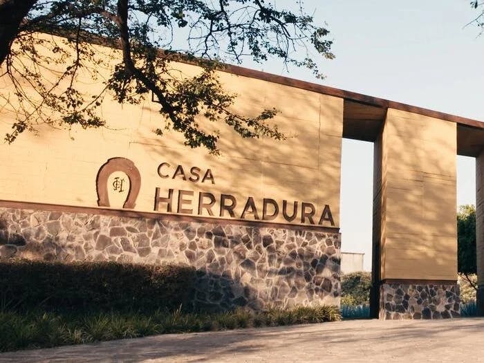 An elegant photo of the Casa Herradura distillery