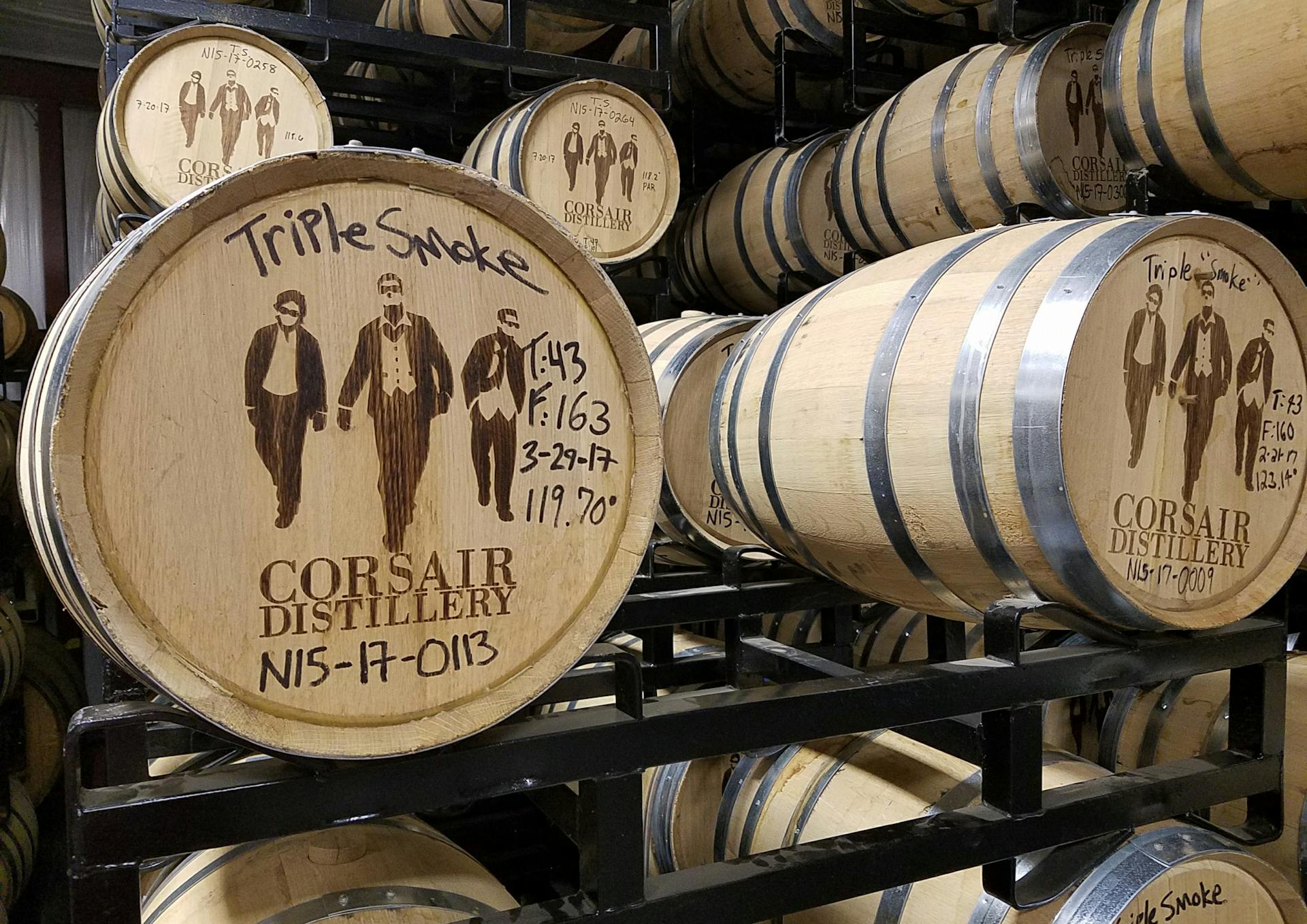 a look at corsair distillery, a stop on Nashville's Best Whiskey Tour by Mint Julep Experiences