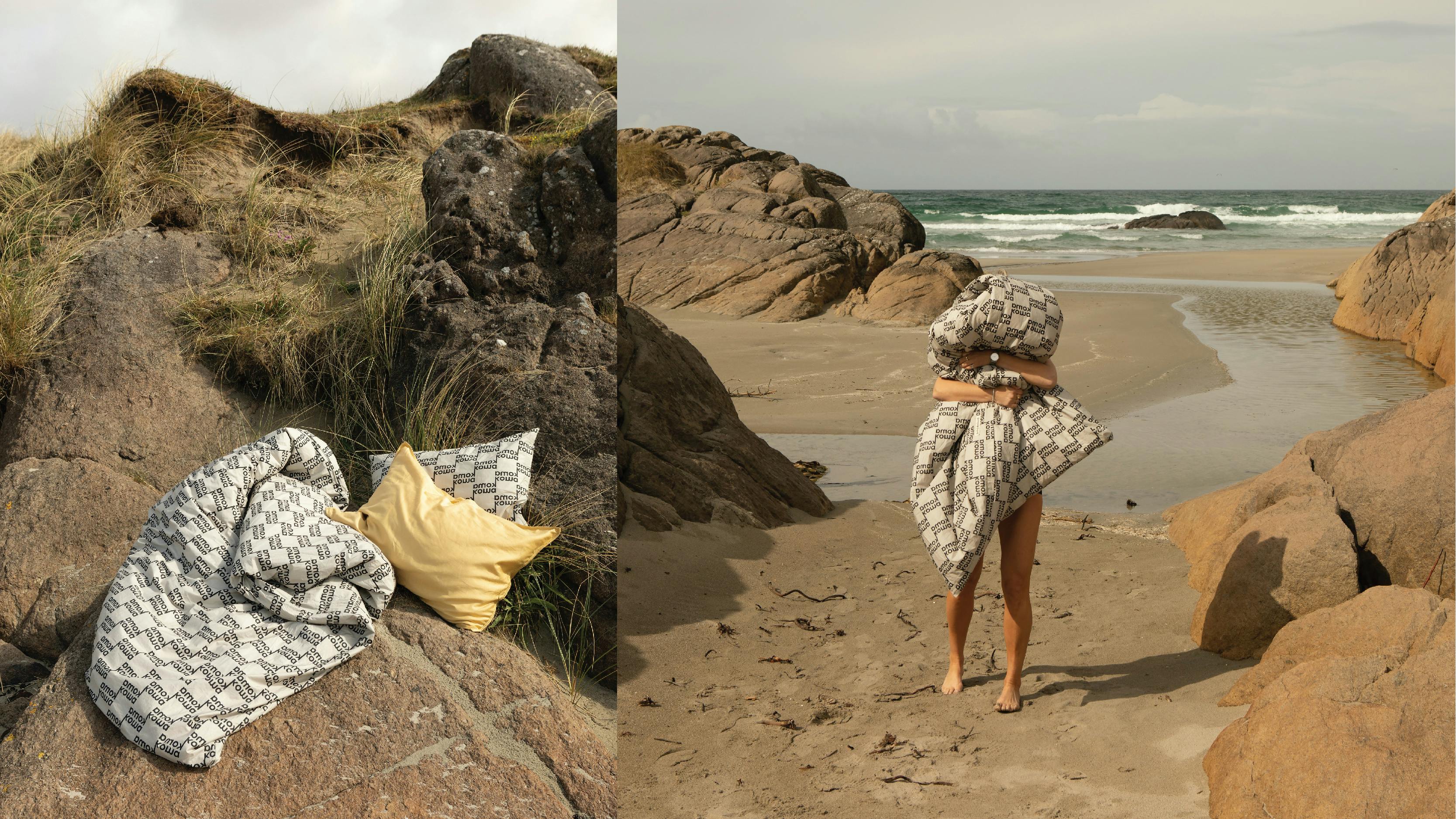 Sengetøy fra Amokamok i fargen Amok Social Beige