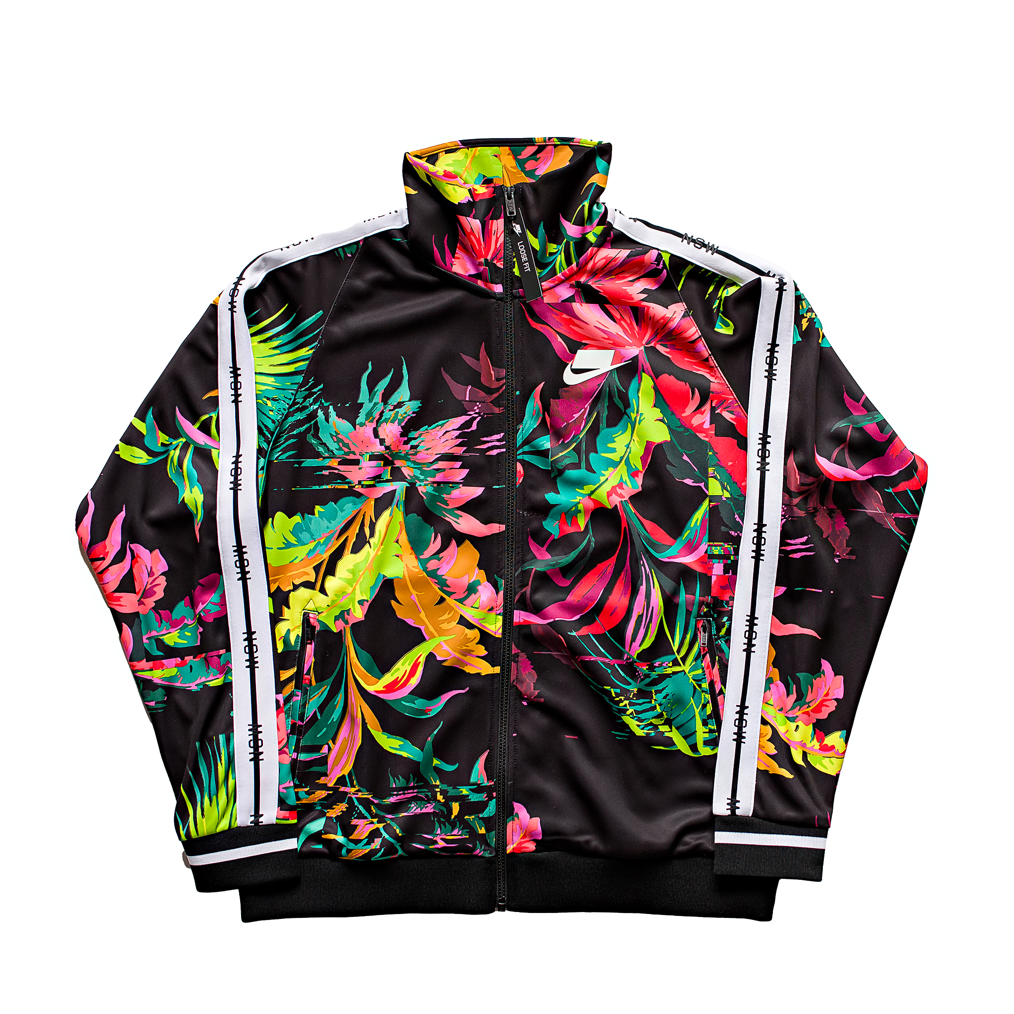 nike floral track jacket