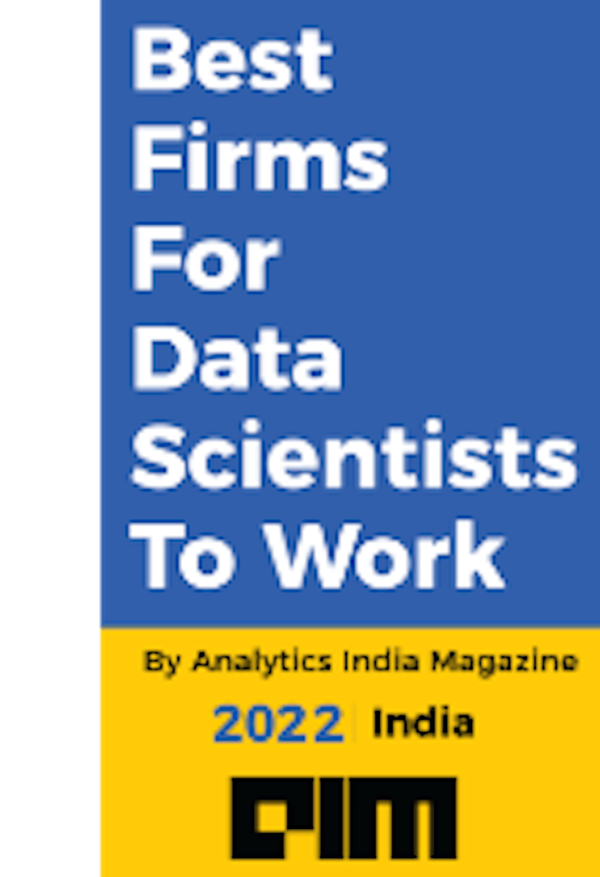 Best Firms For Data Scientists Badge 2022