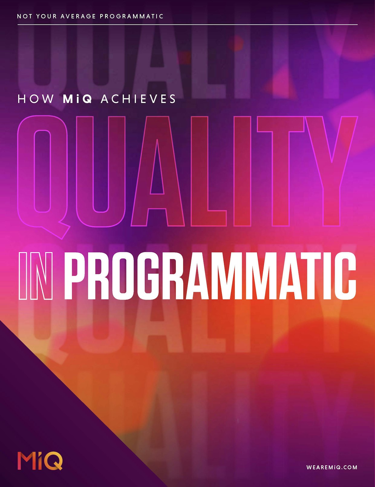 Quality in programmatic cover