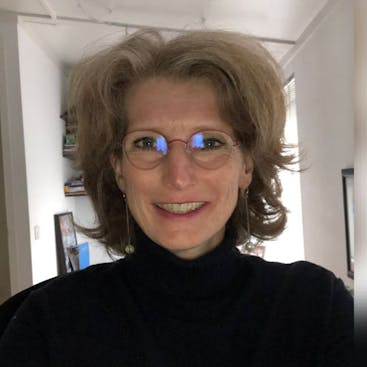 Dansdocent en eigenaresse van de dansschool Mirjam Ouwerkerk