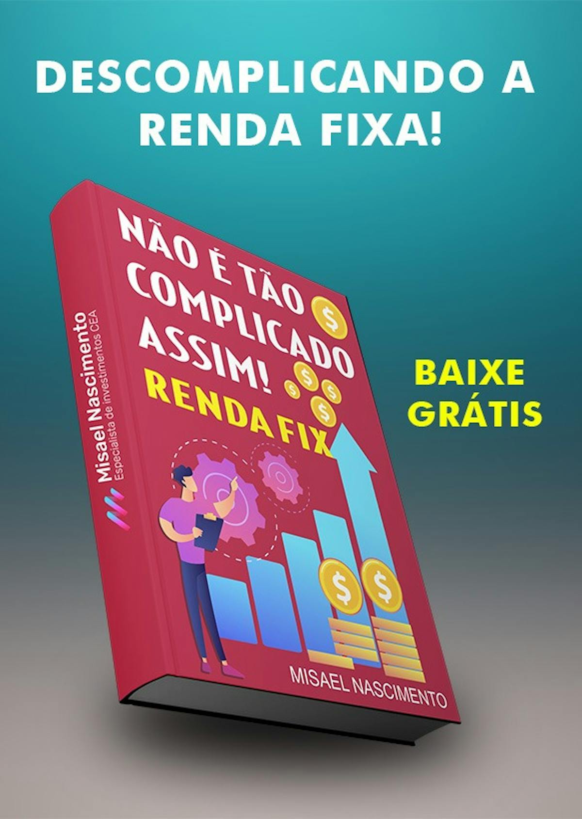 Capa de um livro de finanças que fala sobre ativos de renda fixa