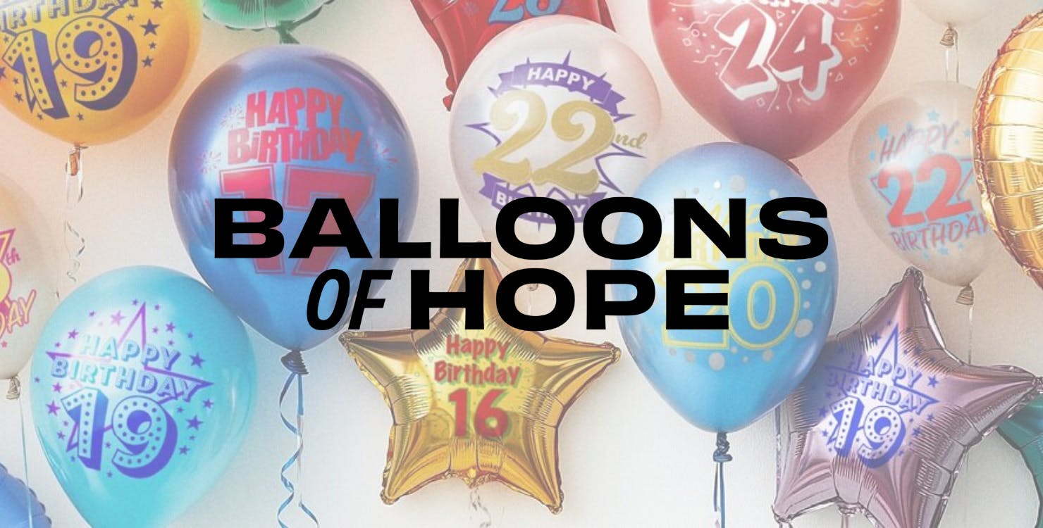 balloon banner