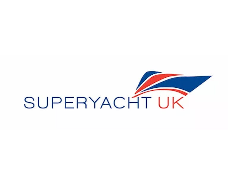 Logo of the Super Yacht UK which is unique membership only association. 