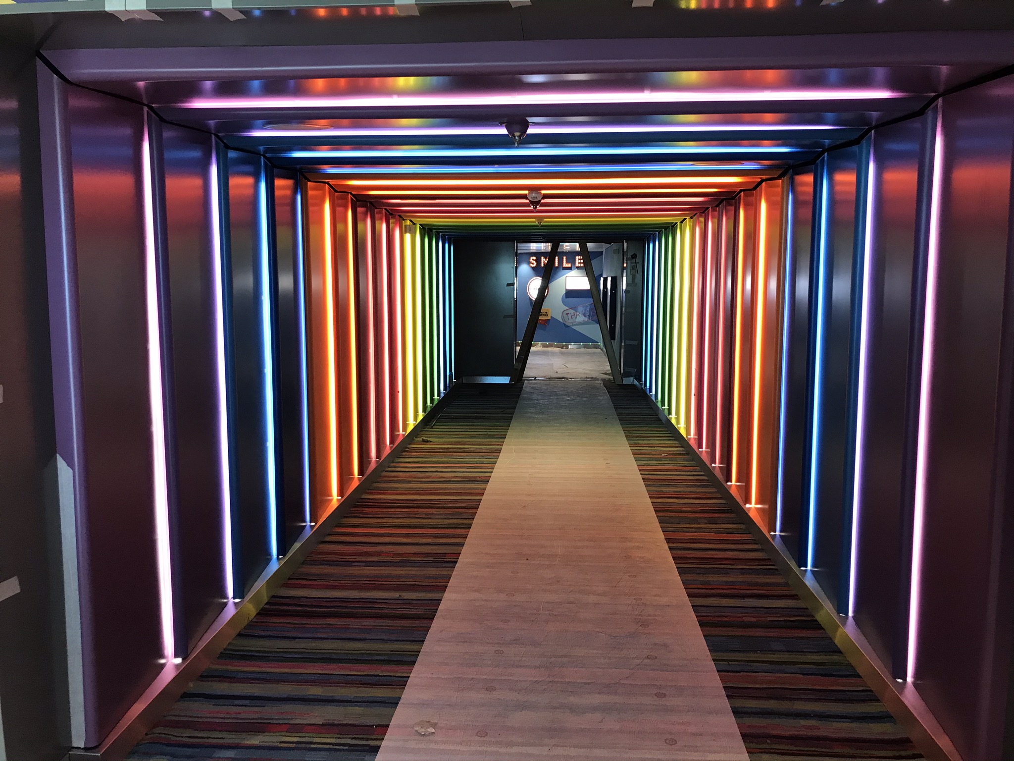 Coloured corridor