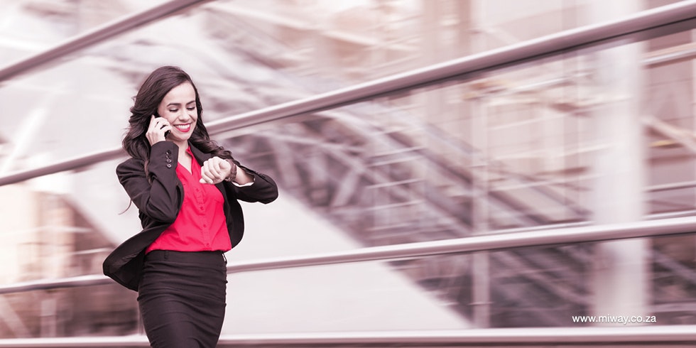 business woman talking on phone
