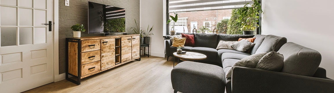 Living room in a home