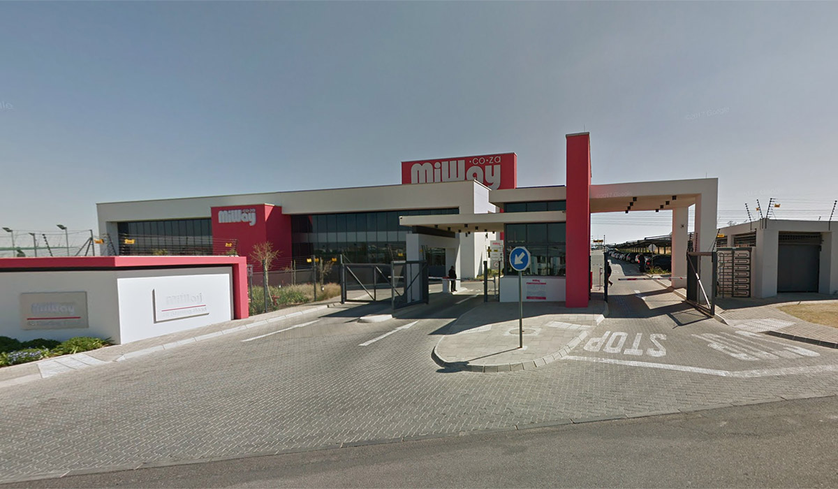 MiWay Building with logo sign at the top