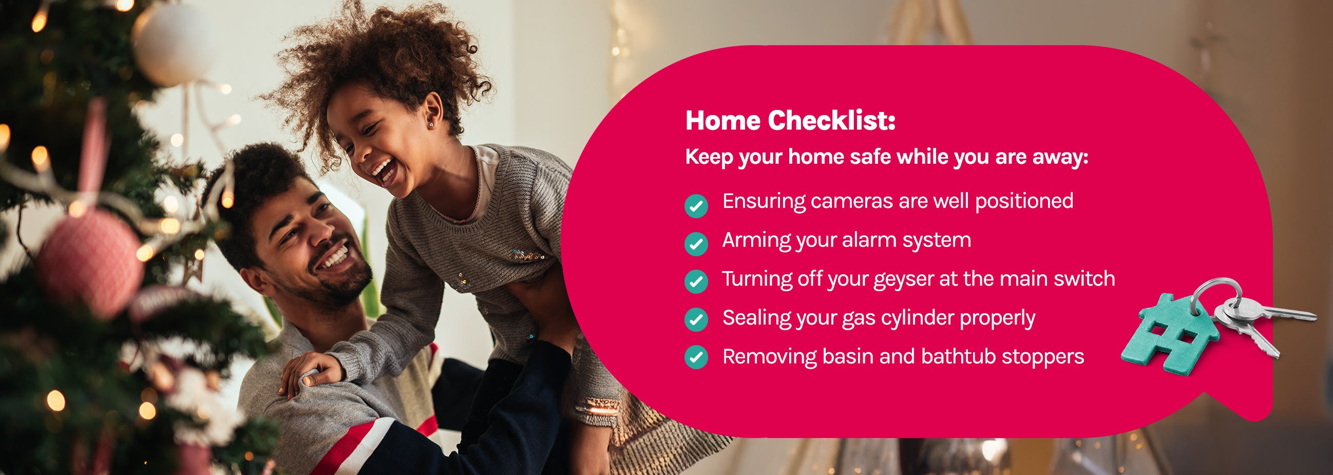 Father and child having fun