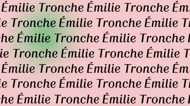 Affiche de l'événement Rencontre avec Émilie Tronche