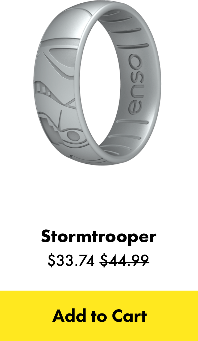 Stormtrooper ring. Click here to shop the Stormtrooper ring.