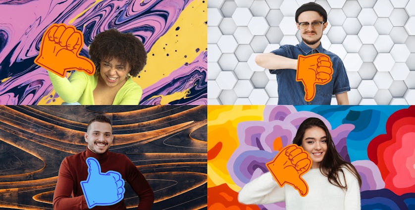 IMAGE: Big Hand functionality on
mmhmm