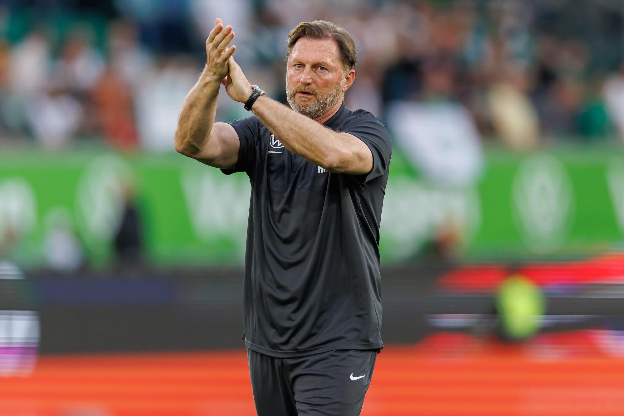 Fußballtrainer Ralph Hasenhüttl im Stadion