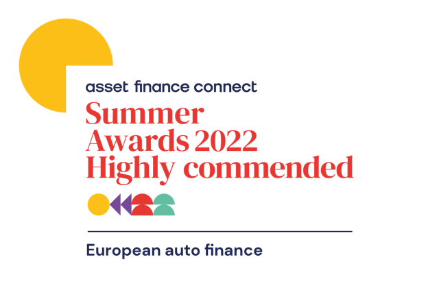 Highly Commended for the European Auto Finance Award