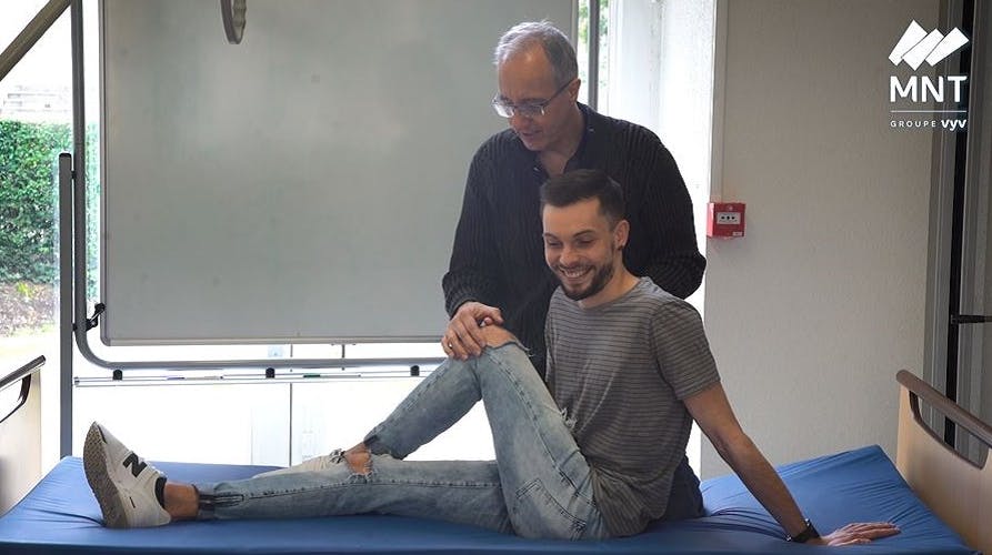 Un formateur à la méthode PAMAL en séance.