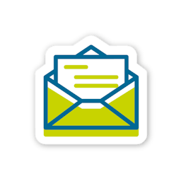 Pictogramme vert MNT courrier