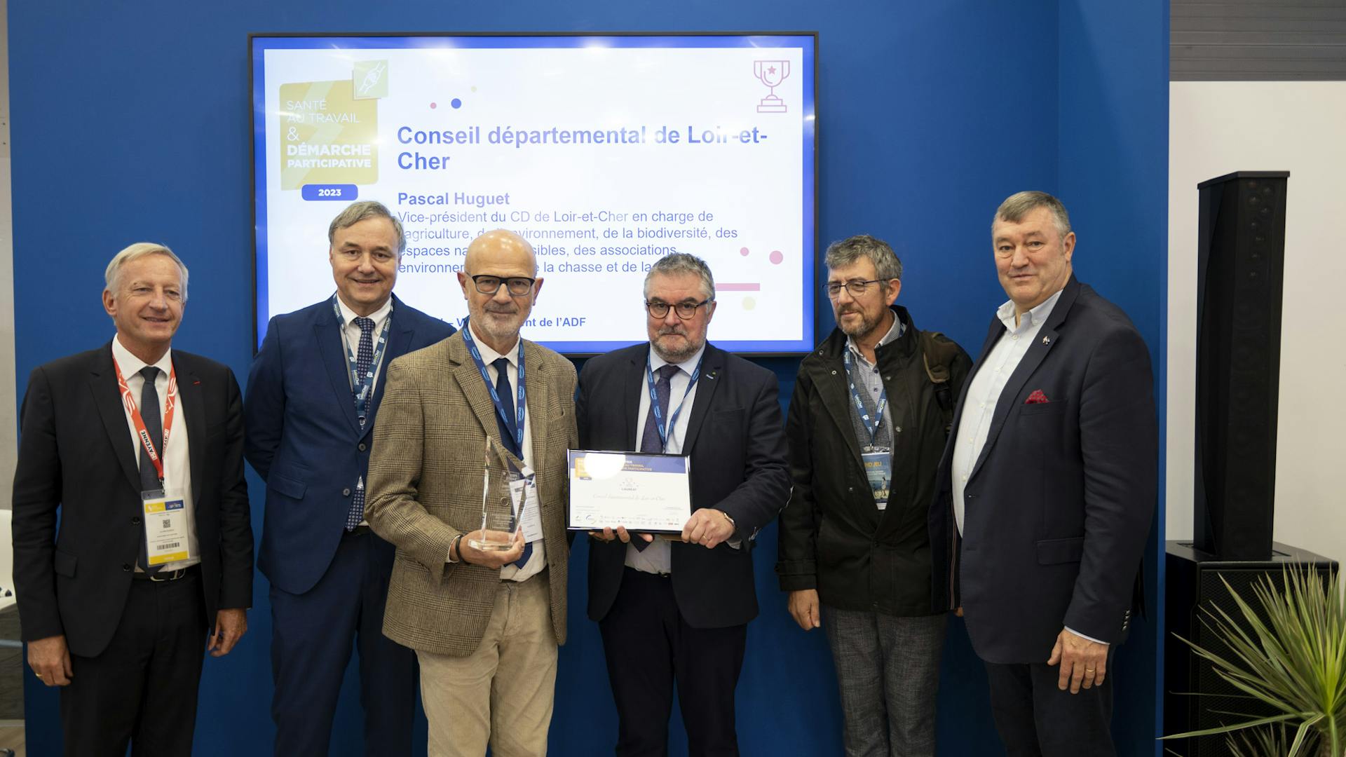 PSMT 2023 remise du prix Santé au travail et démarche participative CD 41