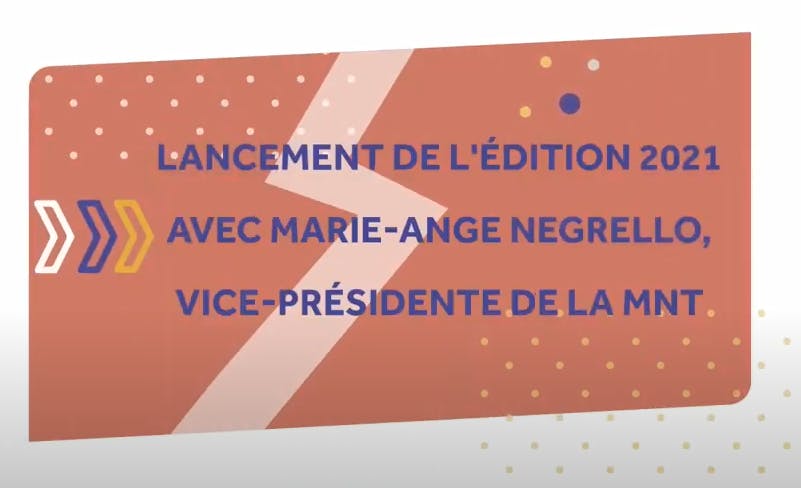 Lancement de l'édition 2021 avec Marie-Ange Negrello, vice-présidente de la MNT