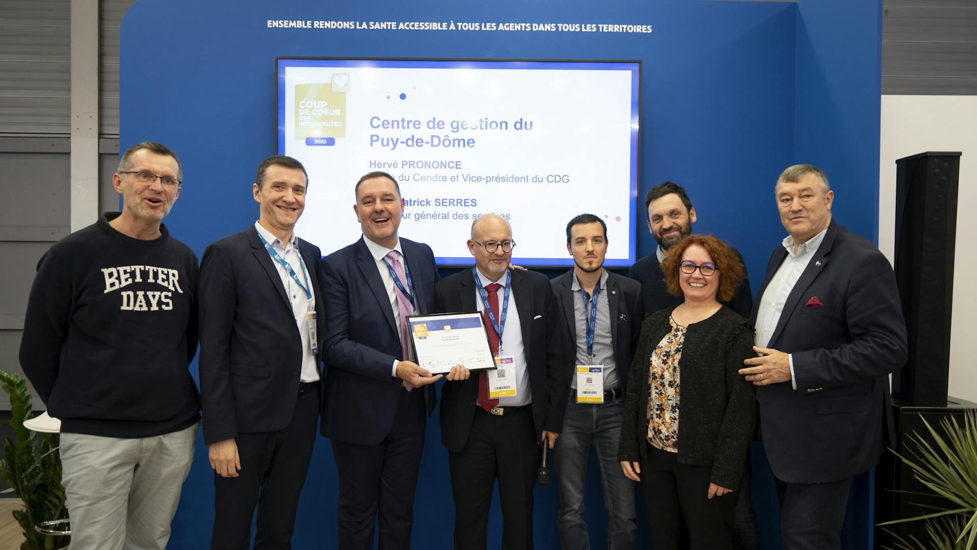 PSMT 2023 remise du Coup de cœur des
internautes au CDG 63