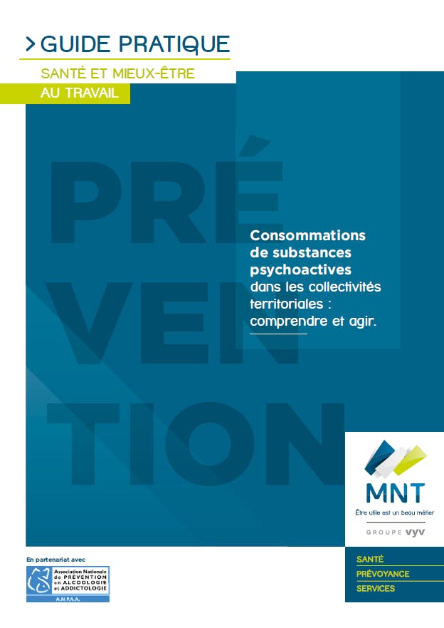 Couverture guide pratique prévention MNT ANPAA sur les consommations de substances psychoactives