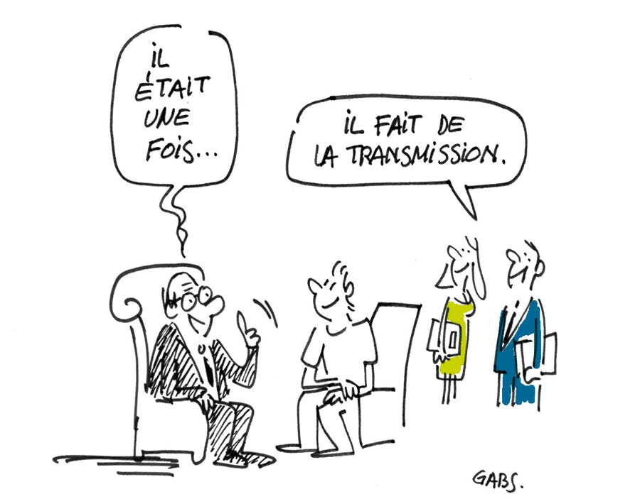 Il était une fois... Il fait de la transmission.