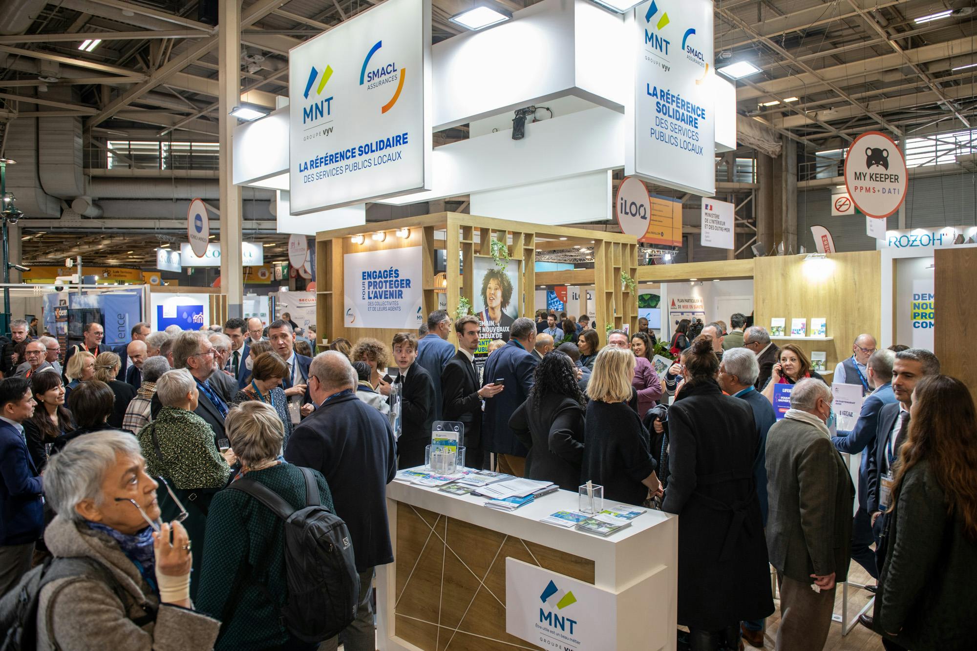Stand MNT au Salon des maires 2022