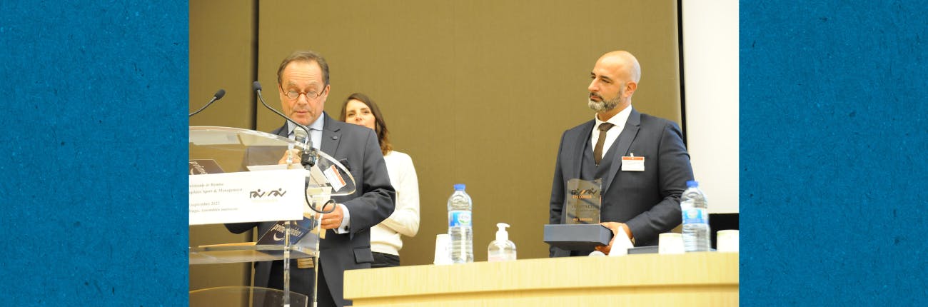 Trophées Sport & Management 2022 - remise prix Territoires au CD 91