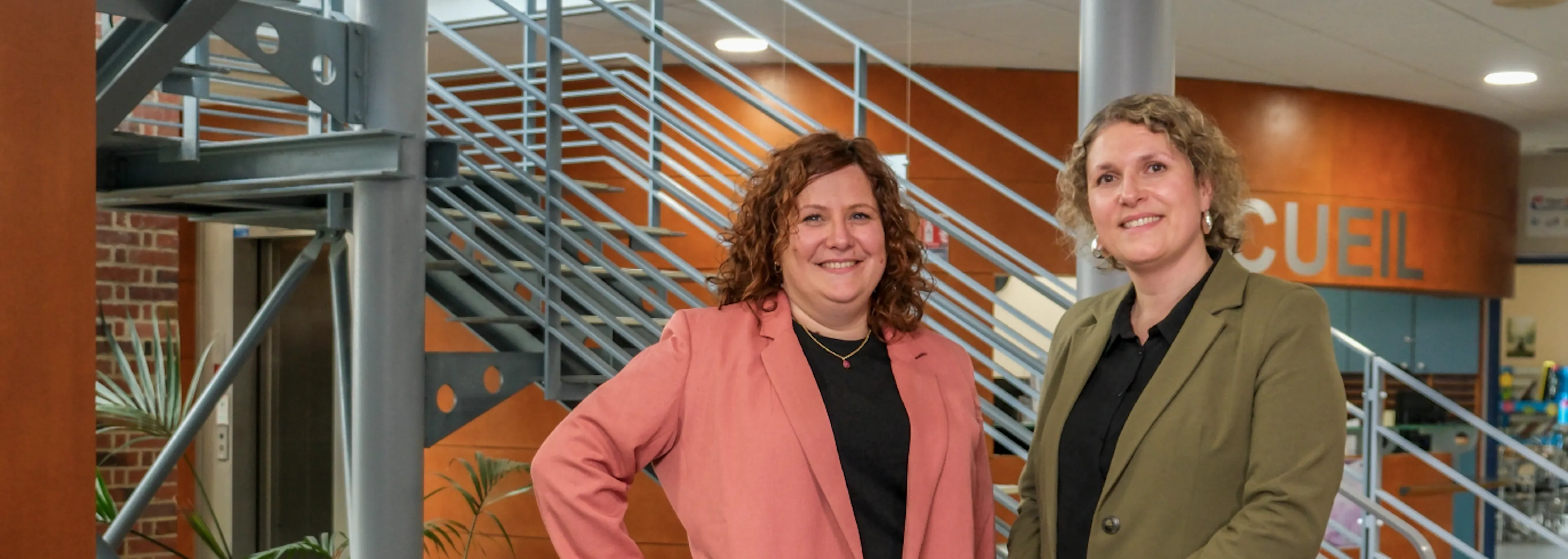 Lucie Deheyer, DGA, et Aurélie Rochat-Mallard, coach et conseillère en évolution professionnelle, CDG 60