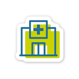 Picto Hopital Hospitalisation vert