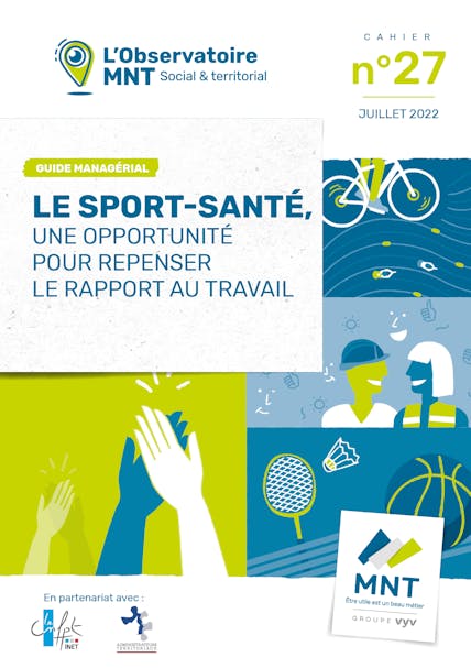 Couverture cahier 27 étude sport santé de l'Observatoire MNT