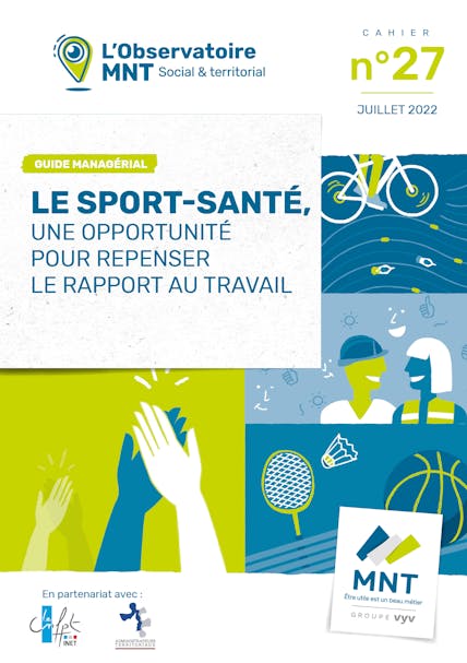 Couverture cahier 27 étude sport santé de l'Observatoire MNT