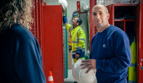 Bruno, agent des éclairages publics à Biarritz