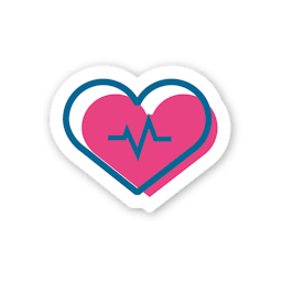 Picto Coeur santé rose