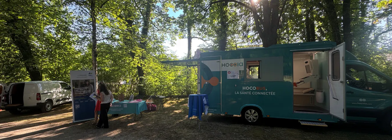 Médicobus d'Hocoia aux Rencontres RH du CDG 88, juillet 2026