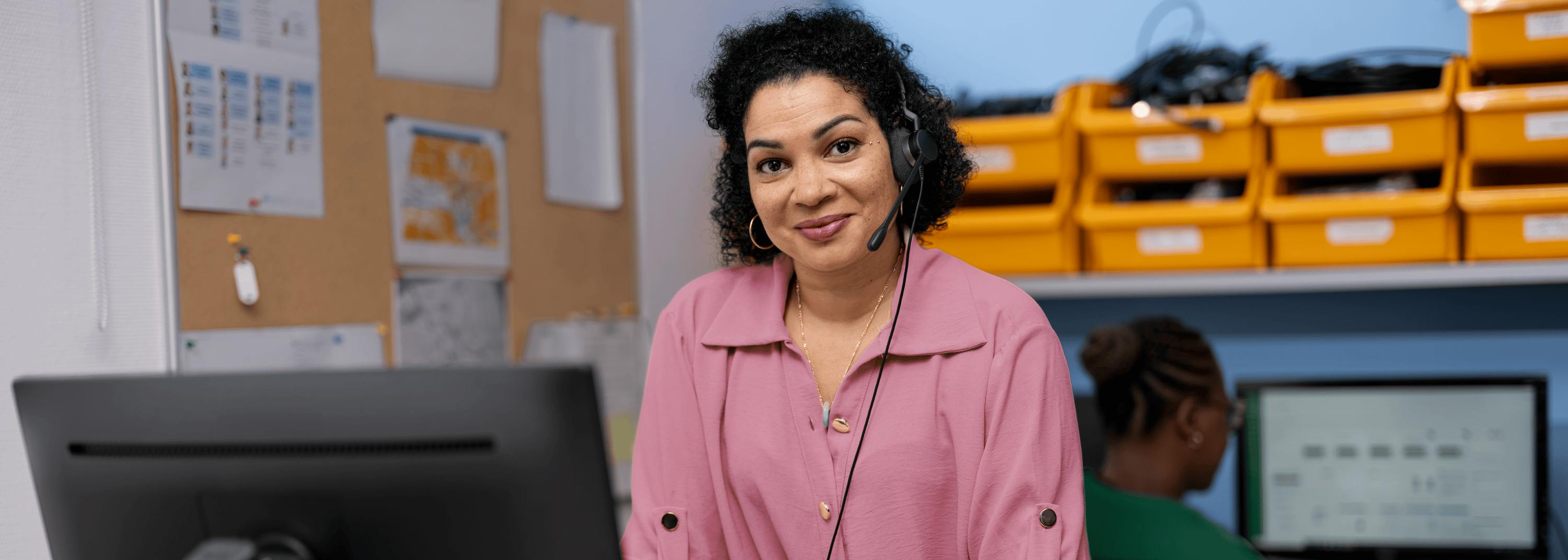 Jessica, technicienne support informatique de la ville de Baie-Mahaut (97)